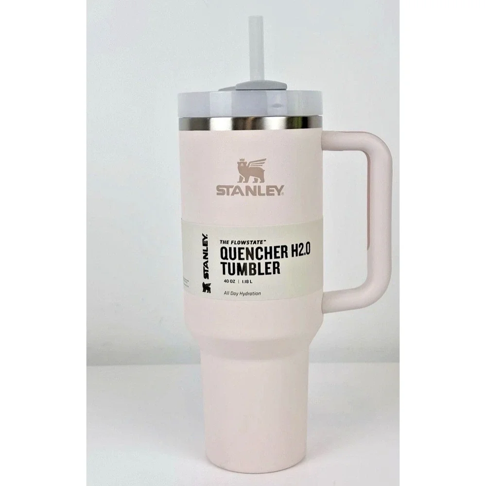 Stanley Quencher H2.0 FlowState 40oz Stainless Steel Tumbler - Rose Quartz - Picture 2 of 9